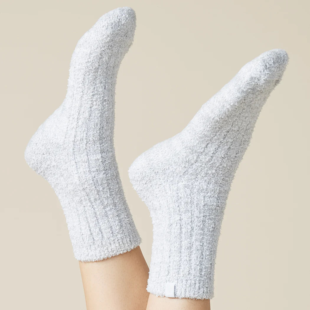 Cozy Marshmallow Crew Socks