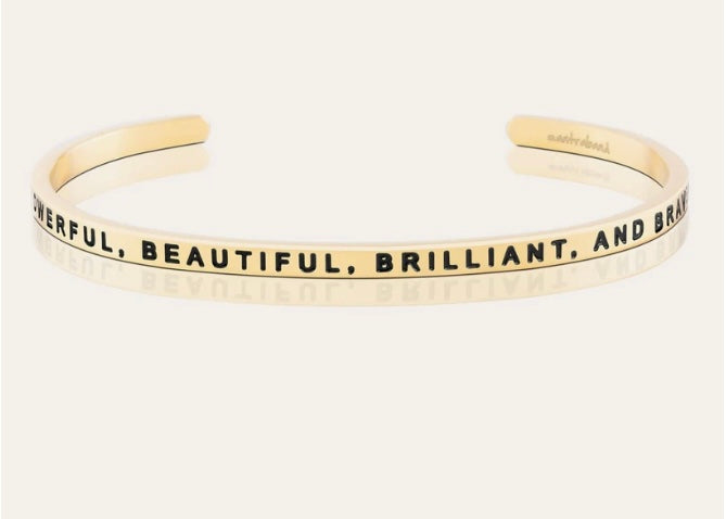 Powerful, Beautiful, Brilliant, Brave Bracelet