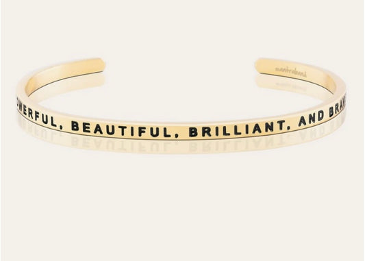 Powerful, Beautiful, Brilliant, Brave Bracelet