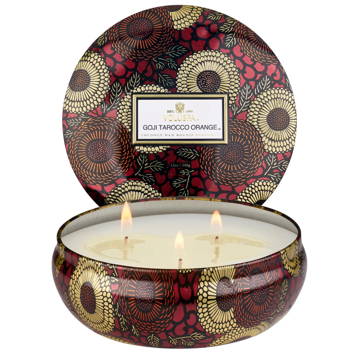 Voluspa 3 Wick Tin Candle